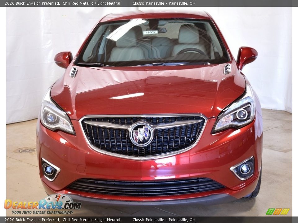 2020 Buick Envision Preferred Chili Red Metallic / Light Neutral Photo #4