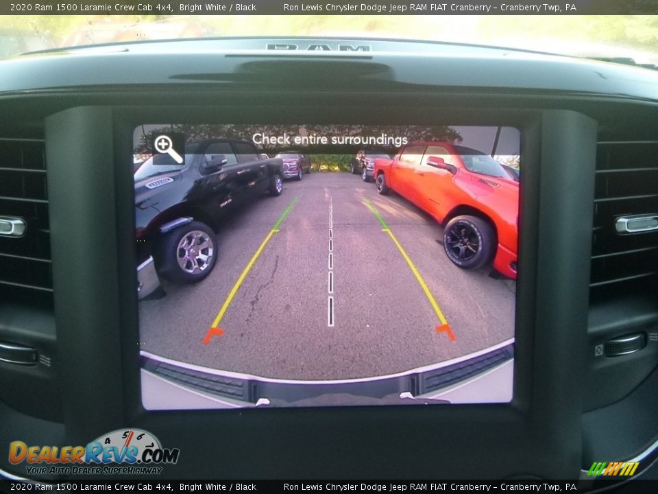 2020 Ram 1500 Laramie Crew Cab 4x4 Bright White / Black Photo #17