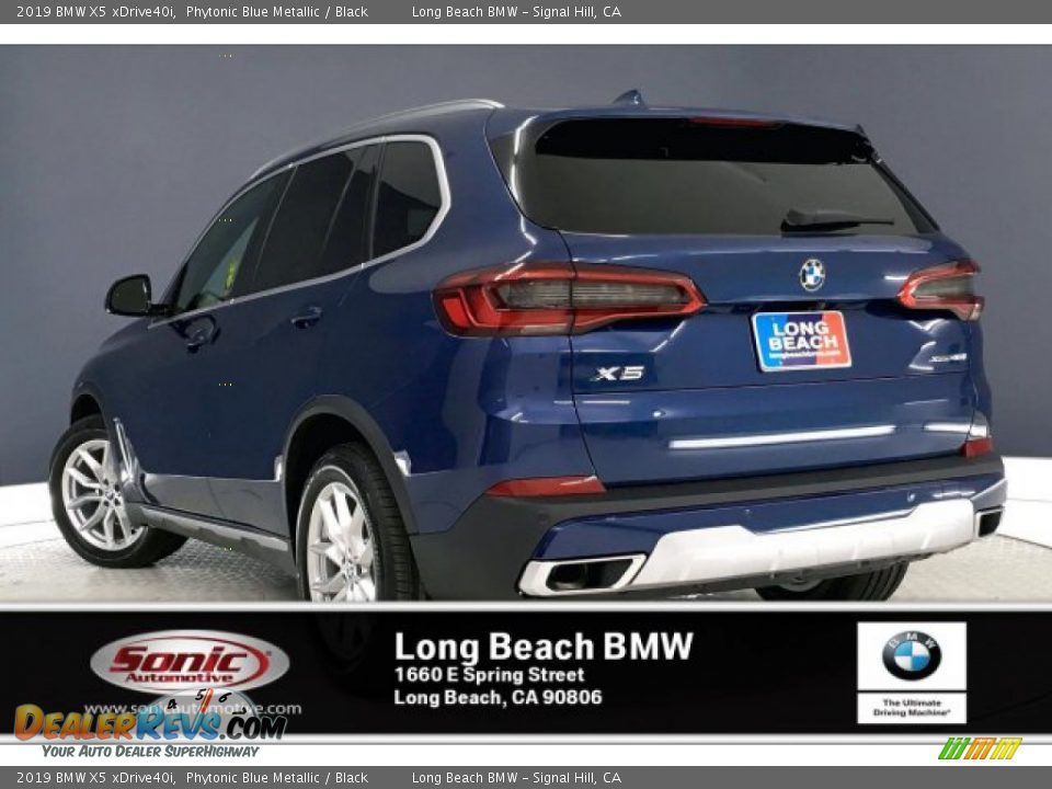 2019 BMW X5 xDrive40i Phytonic Blue Metallic / Black Photo #2