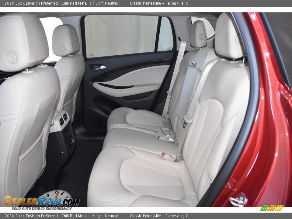 Rear Seat of 2020 Buick Envision Preferred Photo #7