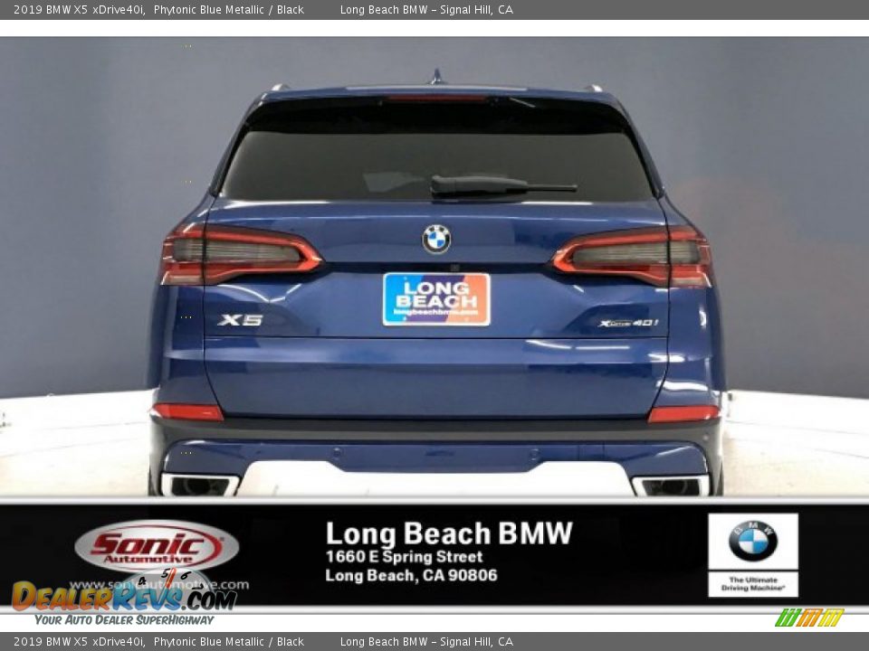 2019 BMW X5 xDrive40i Phytonic Blue Metallic / Black Photo #3