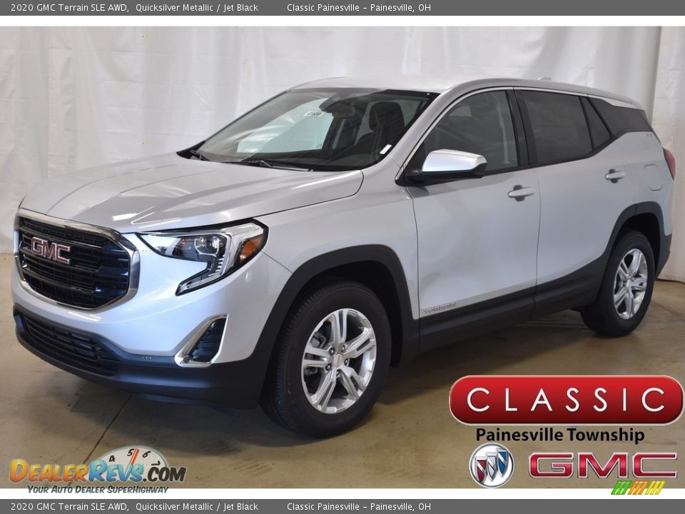 2020 GMC Terrain SLE AWD Quicksilver Metallic / Jet Black Photo #1