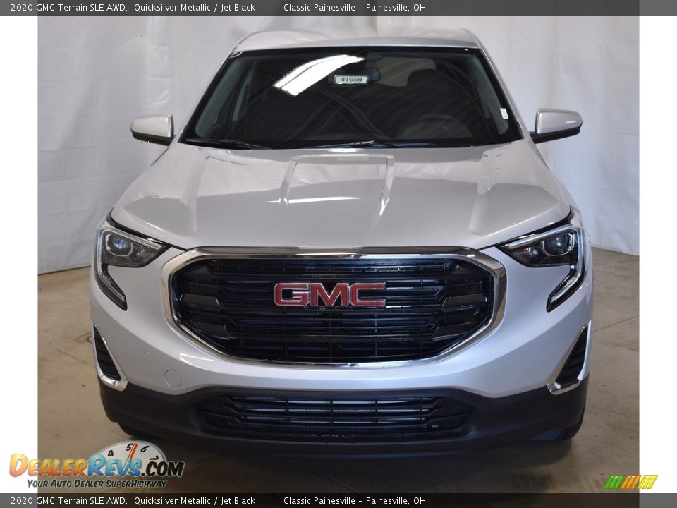 2020 GMC Terrain SLE AWD Quicksilver Metallic / Jet Black Photo #4
