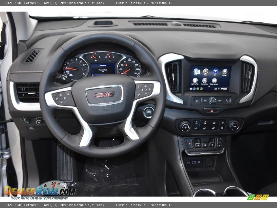 2020 GMC Terrain SLE AWD Quicksilver Metallic / Jet Black Photo #8