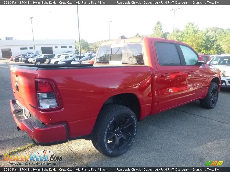 2020 Ram 1500 Big Horn Night Edition Crew Cab 4x4 Flame Red / Black Photo #5