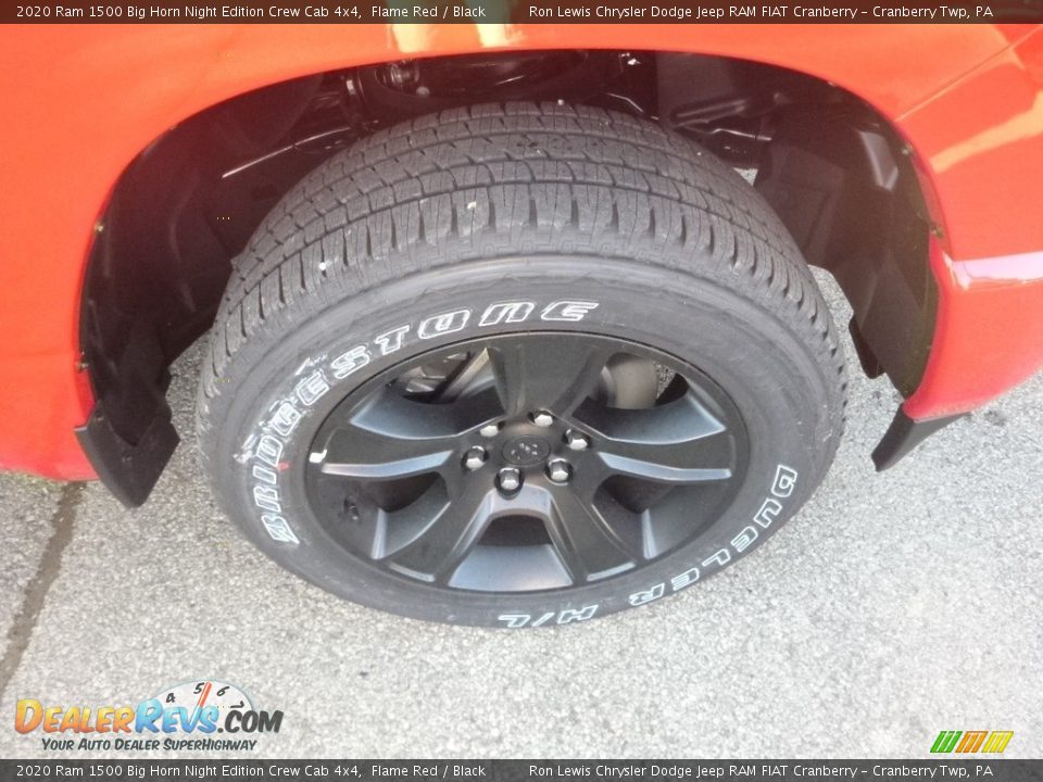 2020 Ram 1500 Big Horn Night Edition Crew Cab 4x4 Flame Red / Black Photo #8