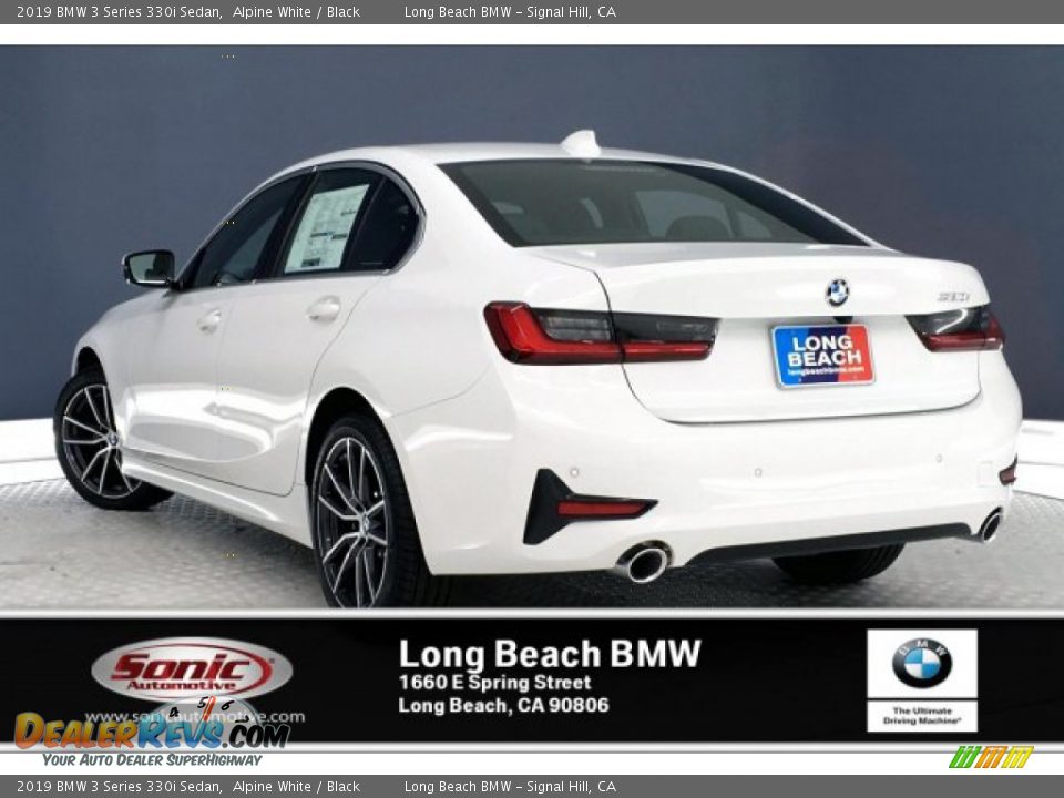 2019 BMW 3 Series 330i Sedan Alpine White / Black Photo #2
