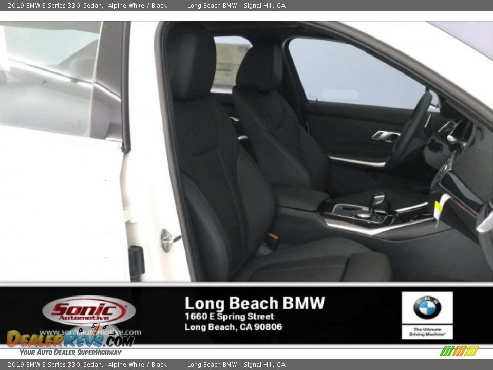 2019 BMW 3 Series 330i Sedan Alpine White / Black Photo #7