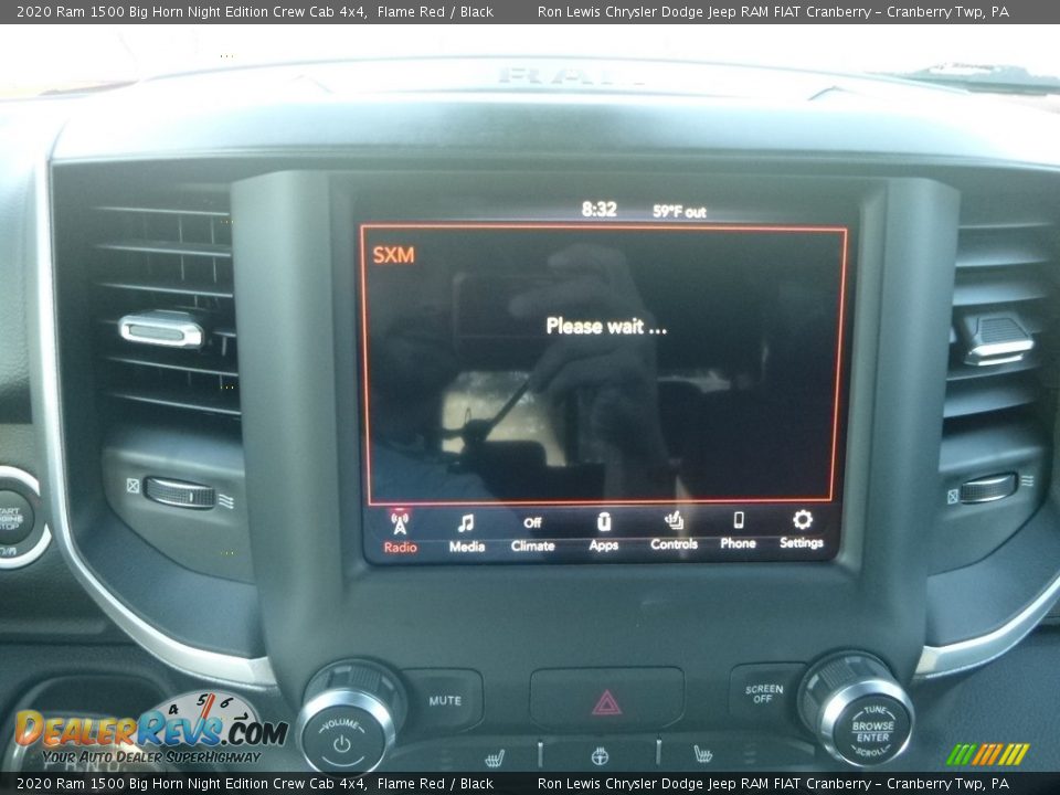2020 Ram 1500 Big Horn Night Edition Crew Cab 4x4 Flame Red / Black Photo #16