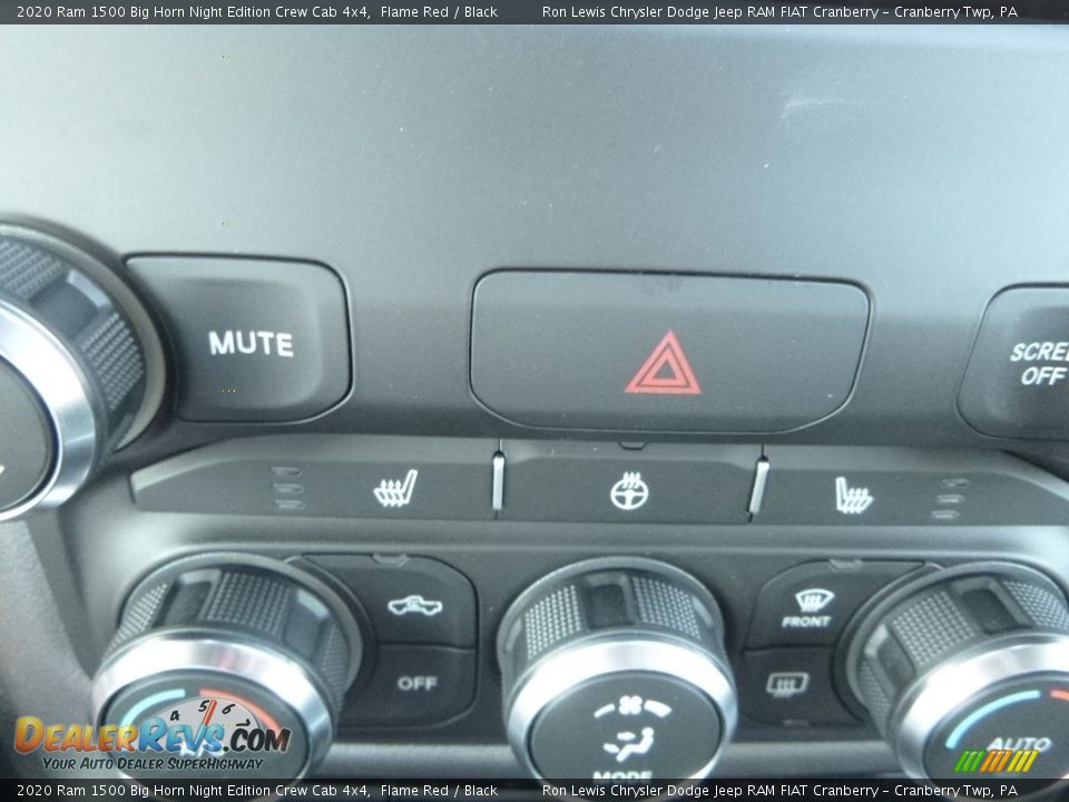 2020 Ram 1500 Big Horn Night Edition Crew Cab 4x4 Flame Red / Black Photo #17
