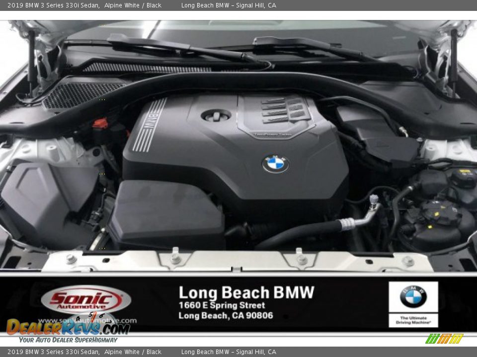 2019 BMW 3 Series 330i Sedan Alpine White / Black Photo #8