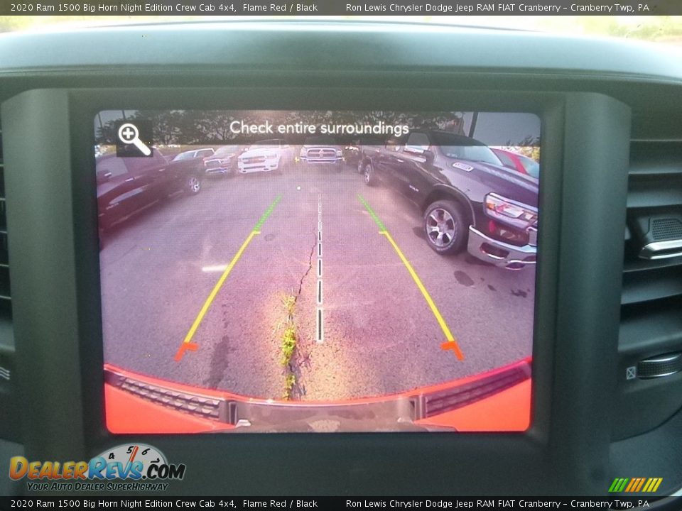 2020 Ram 1500 Big Horn Night Edition Crew Cab 4x4 Flame Red / Black Photo #18