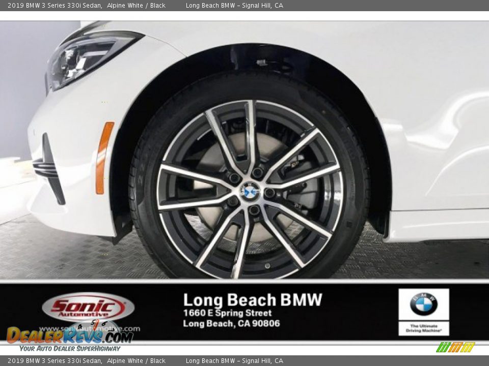 2019 BMW 3 Series 330i Sedan Alpine White / Black Photo #9