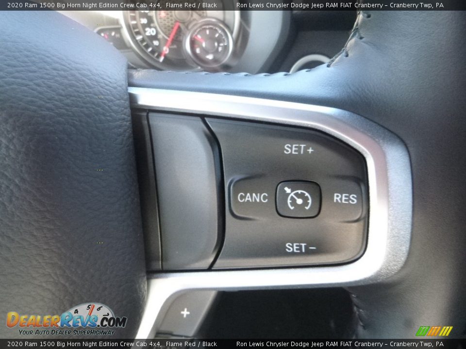 2020 Ram 1500 Big Horn Night Edition Crew Cab 4x4 Flame Red / Black Photo #19