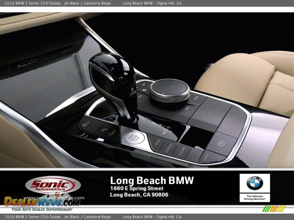 2019 BMW 3 Series 330i Sedan Jet Black / Canberra Beige Photo #6