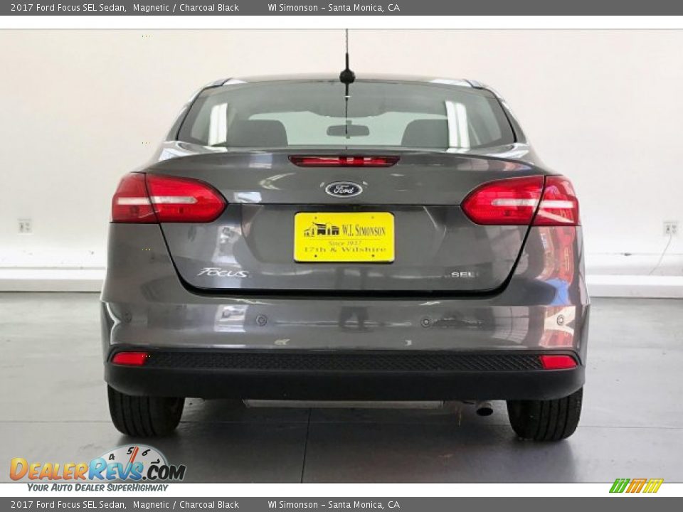 2017 Ford Focus SEL Sedan Magnetic / Charcoal Black Photo #3