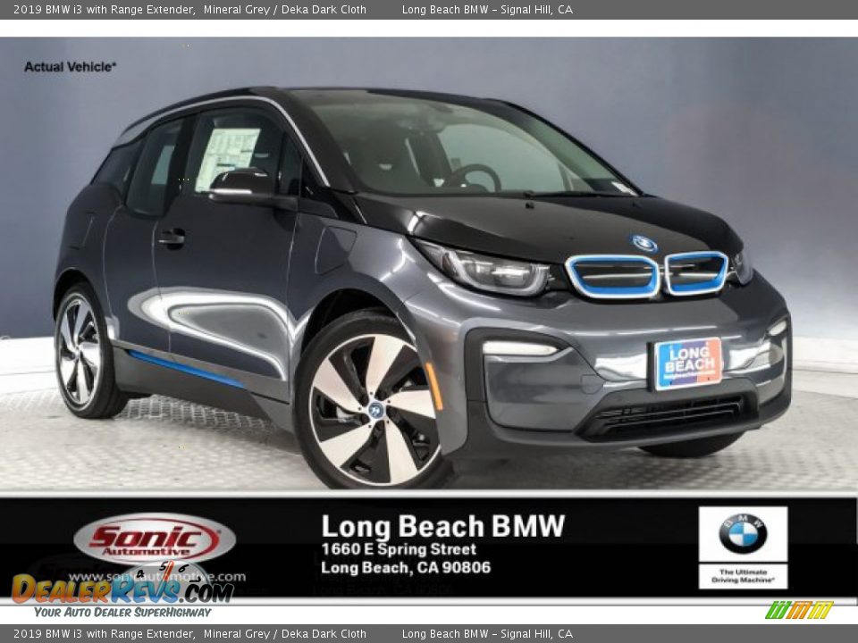 2019 BMW i3 with Range Extender Mineral Grey / Deka Dark Cloth Photo #1