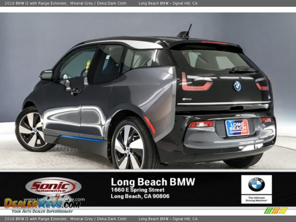 2019 BMW i3 with Range Extender Mineral Grey / Deka Dark Cloth Photo #2
