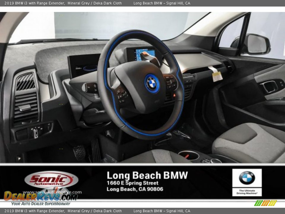 2019 BMW i3 with Range Extender Mineral Grey / Deka Dark Cloth Photo #4