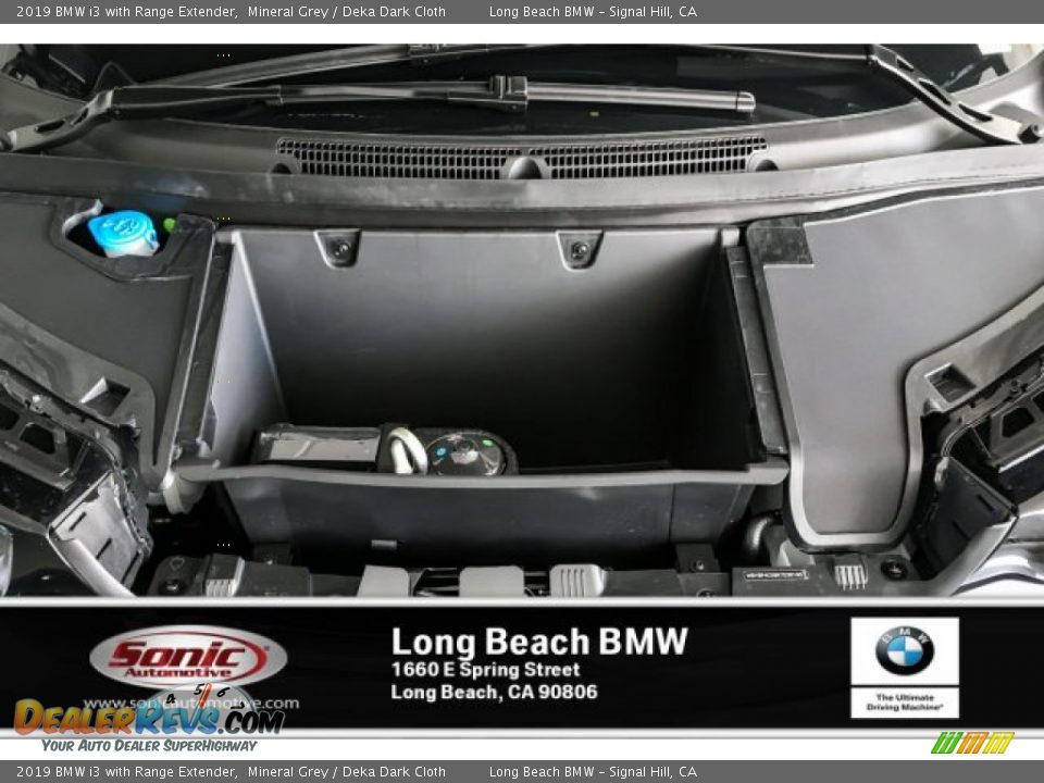 2019 BMW i3 with Range Extender Mineral Grey / Deka Dark Cloth Photo #7