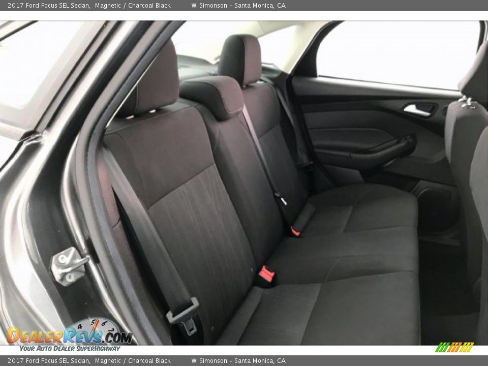 Rear Seat of 2017 Ford Focus SEL Sedan Photo #13