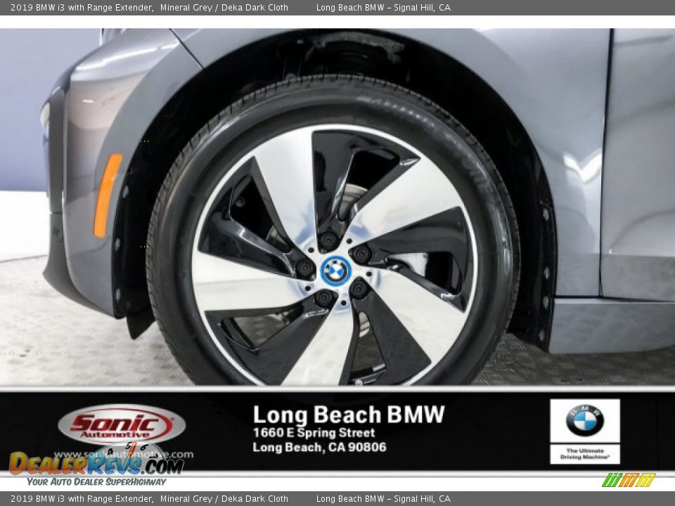 2019 BMW i3 with Range Extender Mineral Grey / Deka Dark Cloth Photo #8