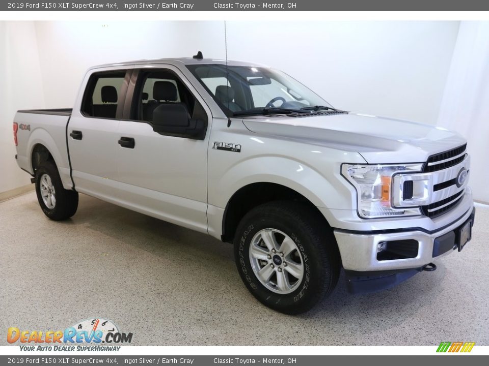 2019 Ford F150 XLT SuperCrew 4x4 Ingot Silver / Earth Gray Photo #1