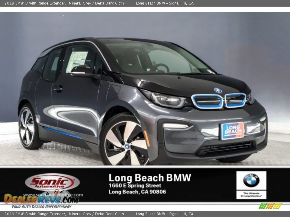 2019 BMW i3 with Range Extender Mineral Grey / Deka Dark Cloth Photo #9