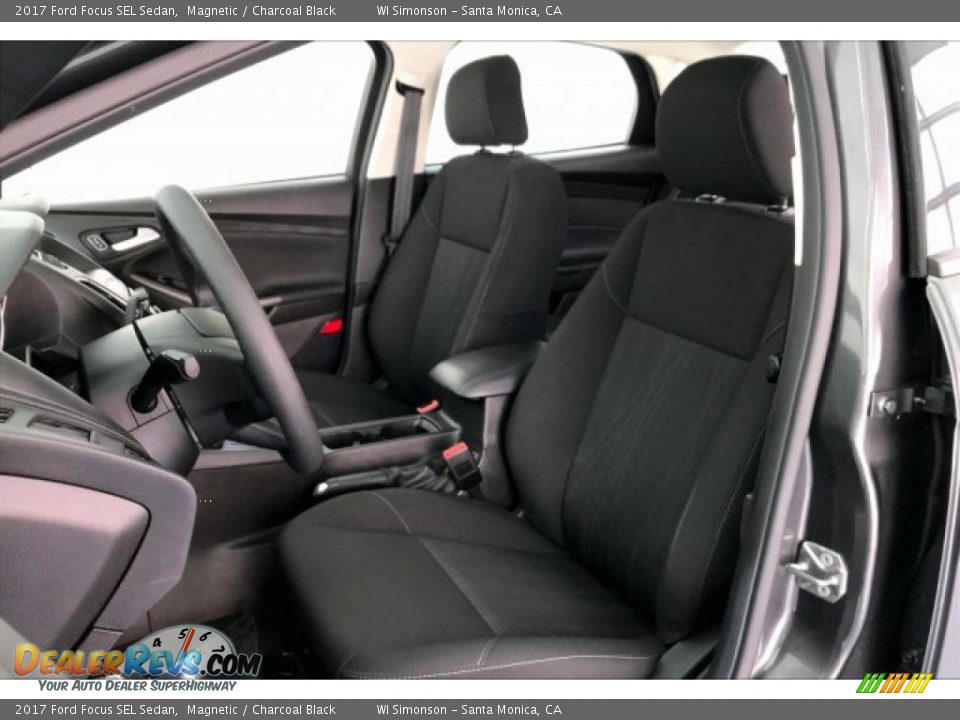 Front Seat of 2017 Ford Focus SEL Sedan Photo #14