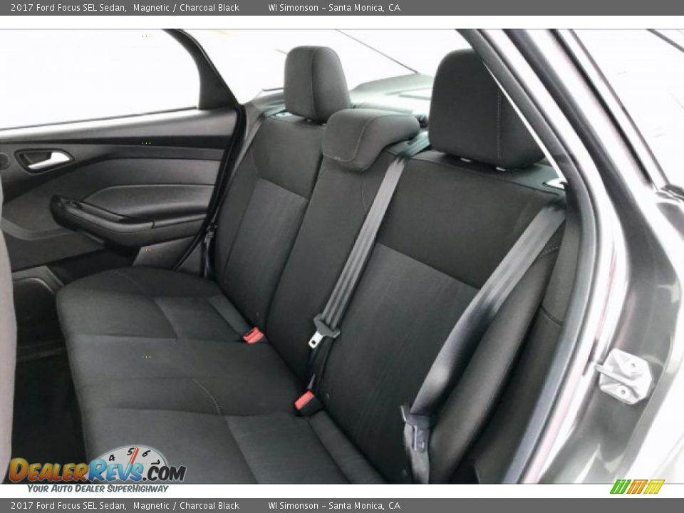 Rear Seat of 2017 Ford Focus SEL Sedan Photo #15