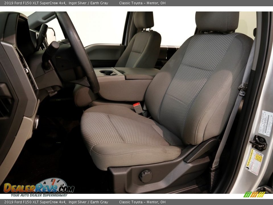 2019 Ford F150 XLT SuperCrew 4x4 Ingot Silver / Earth Gray Photo #6
