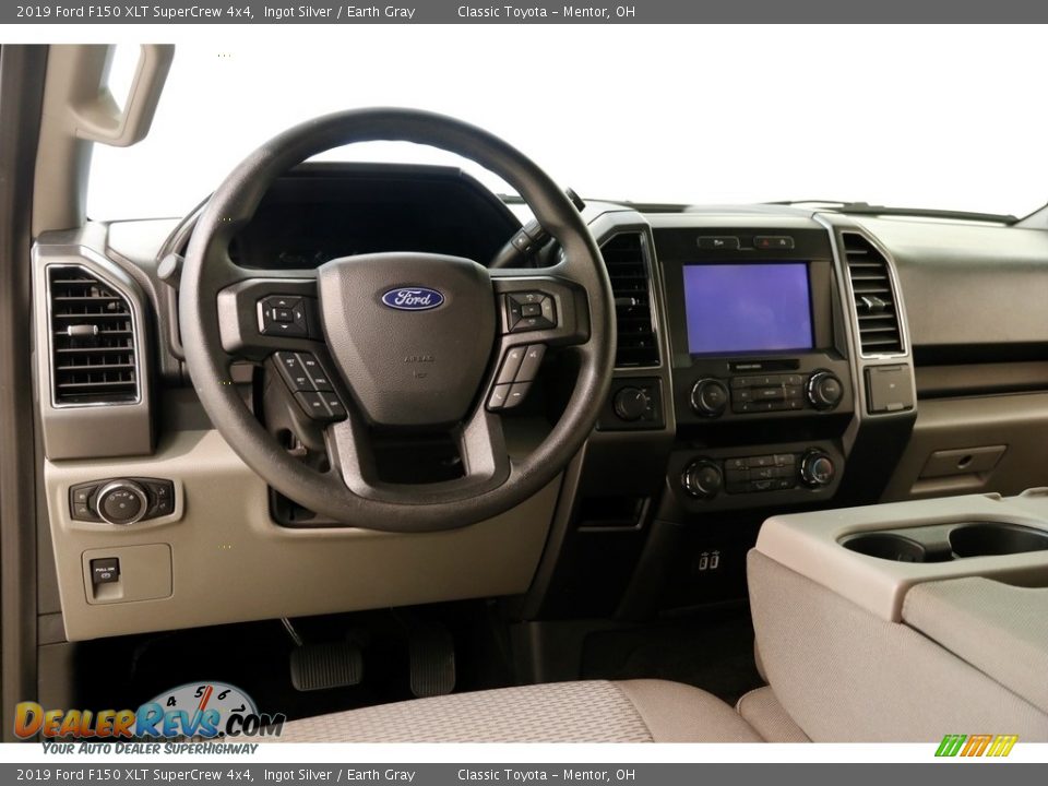 2019 Ford F150 XLT SuperCrew 4x4 Ingot Silver / Earth Gray Photo #7