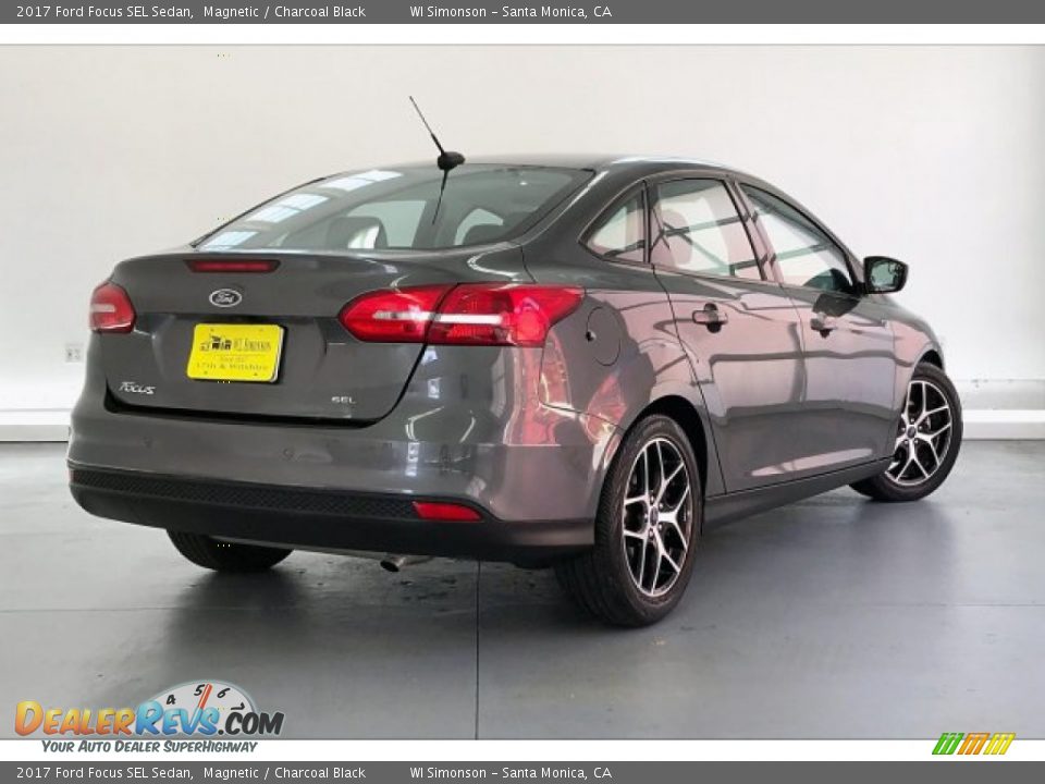 2017 Ford Focus SEL Sedan Magnetic / Charcoal Black Photo #16