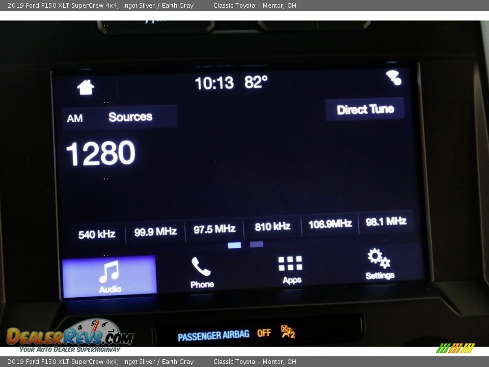 2019 Ford F150 XLT SuperCrew 4x4 Ingot Silver / Earth Gray Photo #12