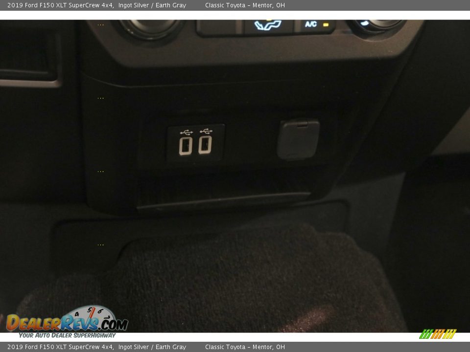 2019 Ford F150 XLT SuperCrew 4x4 Ingot Silver / Earth Gray Photo #14