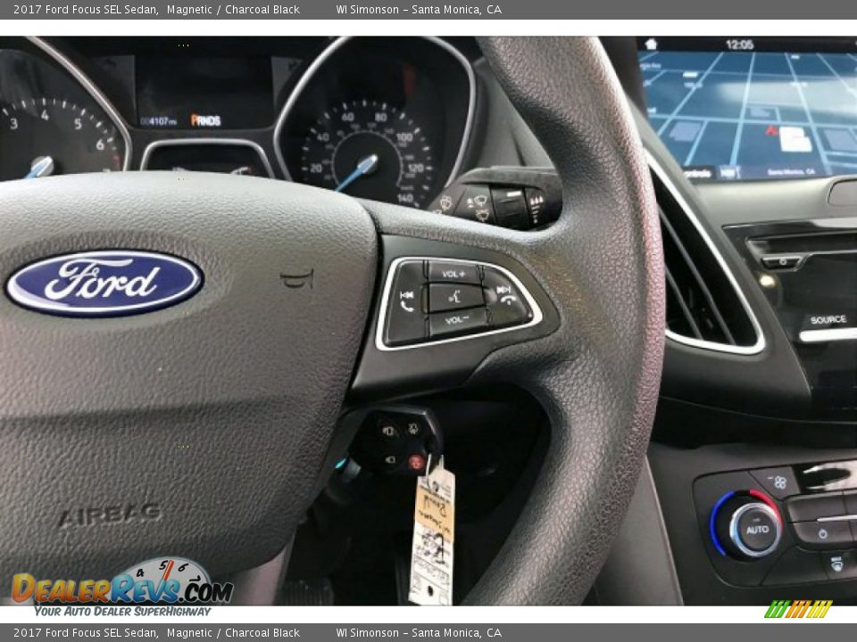 2017 Ford Focus SEL Sedan Steering Wheel Photo #19