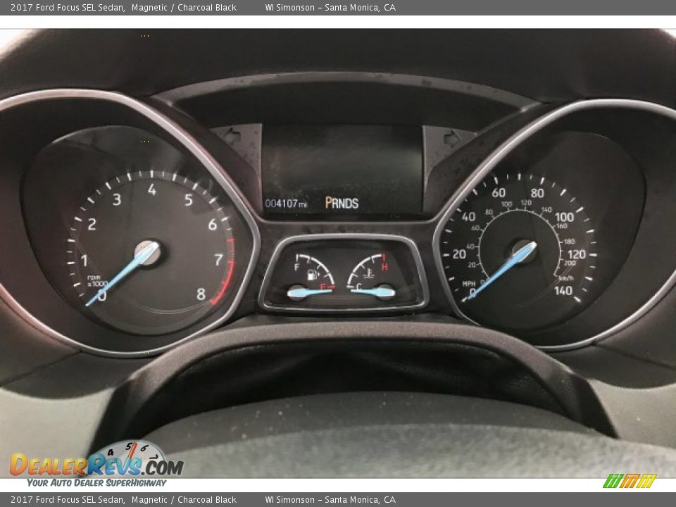 2017 Ford Focus SEL Sedan Gauges Photo #20