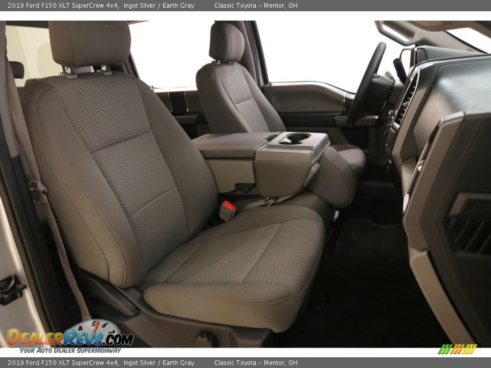 2019 Ford F150 XLT SuperCrew 4x4 Ingot Silver / Earth Gray Photo #17