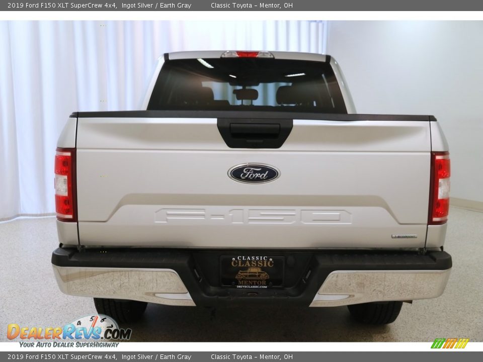 2019 Ford F150 XLT SuperCrew 4x4 Ingot Silver / Earth Gray Photo #20