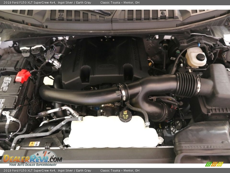 2019 Ford F150 XLT SuperCrew 4x4 Ingot Silver / Earth Gray Photo #21