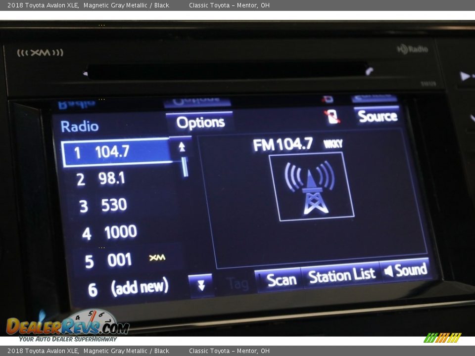 2018 Toyota Avalon XLE Magnetic Gray Metallic / Black Photo #11