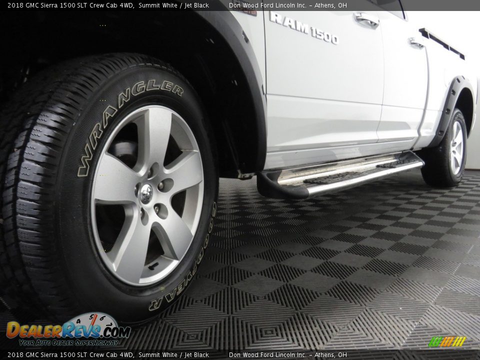 2018 GMC Sierra 1500 SLT Crew Cab 4WD Summit White / Jet Black Photo #7