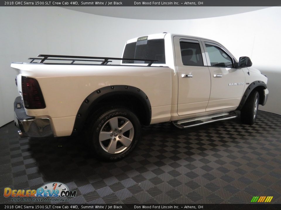 2018 GMC Sierra 1500 SLT Crew Cab 4WD Summit White / Jet Black Photo #12