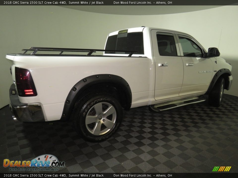2018 GMC Sierra 1500 SLT Crew Cab 4WD Summit White / Jet Black Photo #13