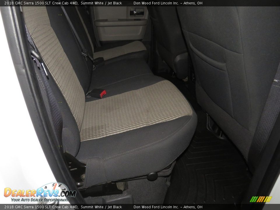 2018 GMC Sierra 1500 SLT Crew Cab 4WD Summit White / Jet Black Photo #23