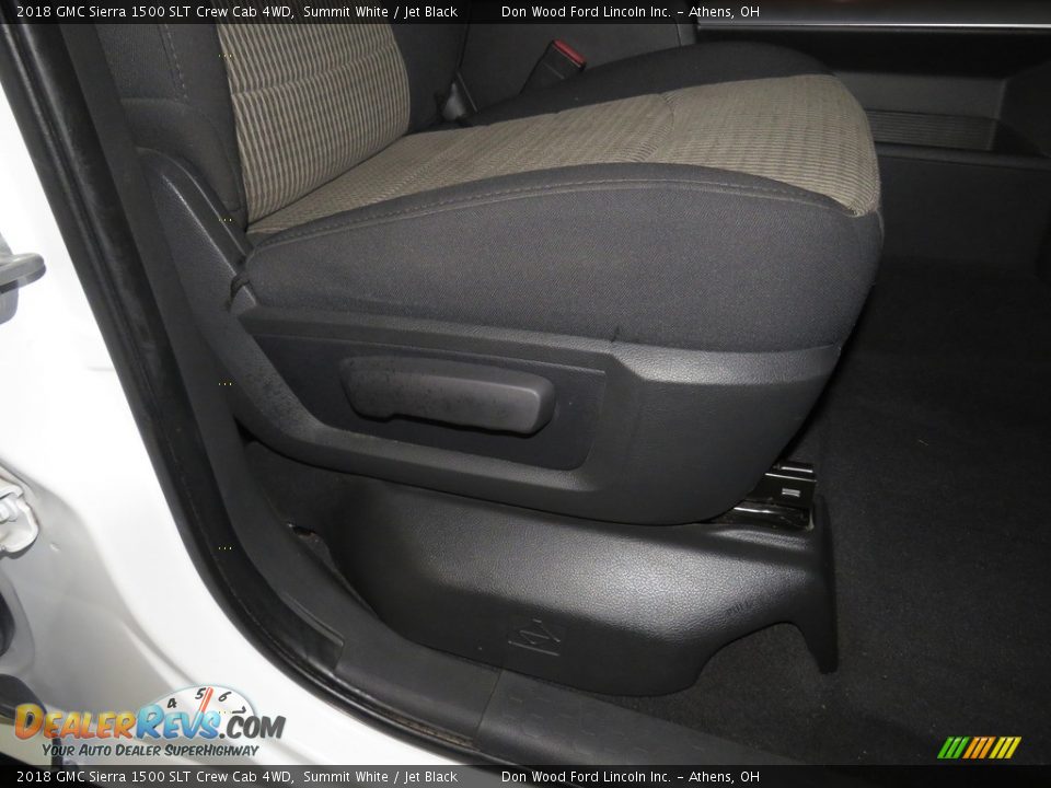 2018 GMC Sierra 1500 SLT Crew Cab 4WD Summit White / Jet Black Photo #26