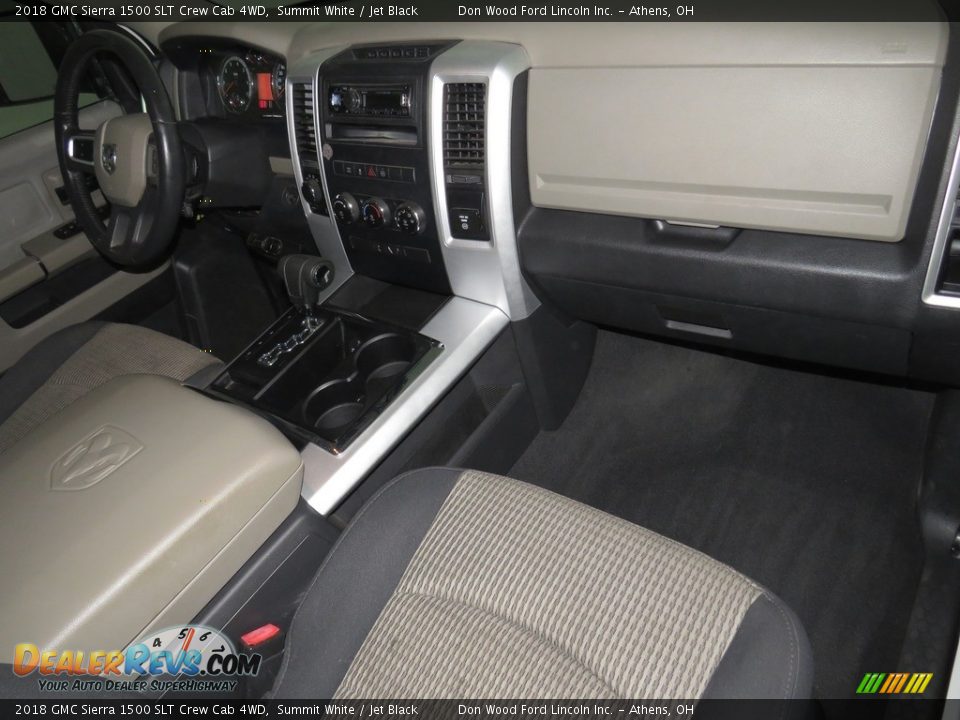 2018 GMC Sierra 1500 SLT Crew Cab 4WD Summit White / Jet Black Photo #27