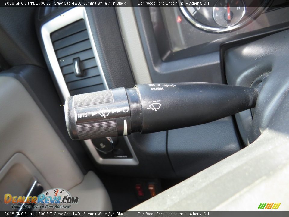 2018 GMC Sierra 1500 SLT Crew Cab 4WD Summit White / Jet Black Photo #30