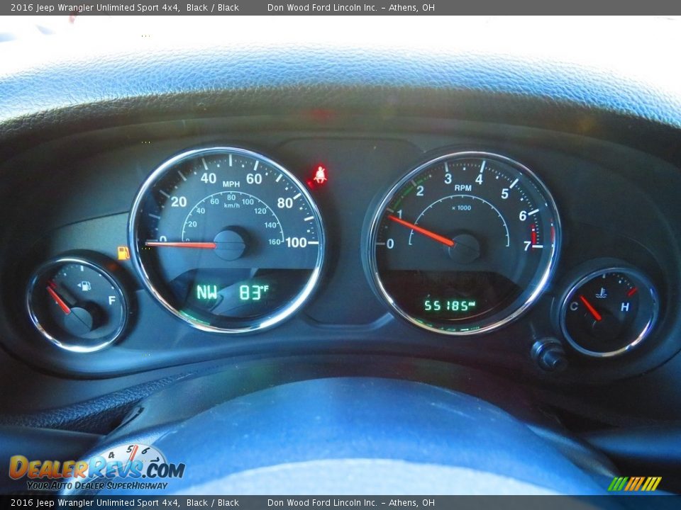 2016 Jeep Wrangler Unlimited Sport 4x4 Black / Black Photo #27