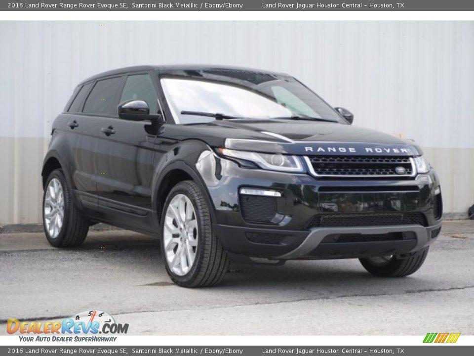 2016 Land Rover Range Rover Evoque SE Santorini Black Metalllic / Ebony/Ebony Photo #3
